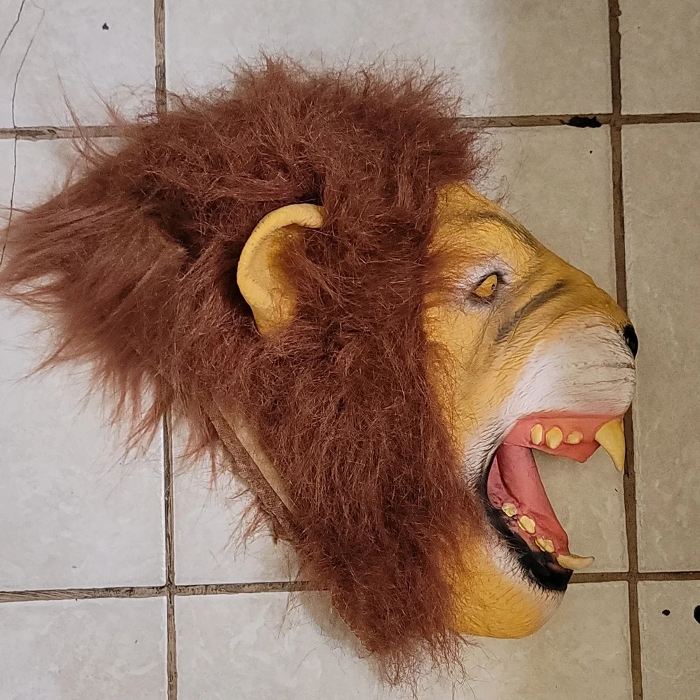 Savage Lion Halloween Mask scary adult unisex